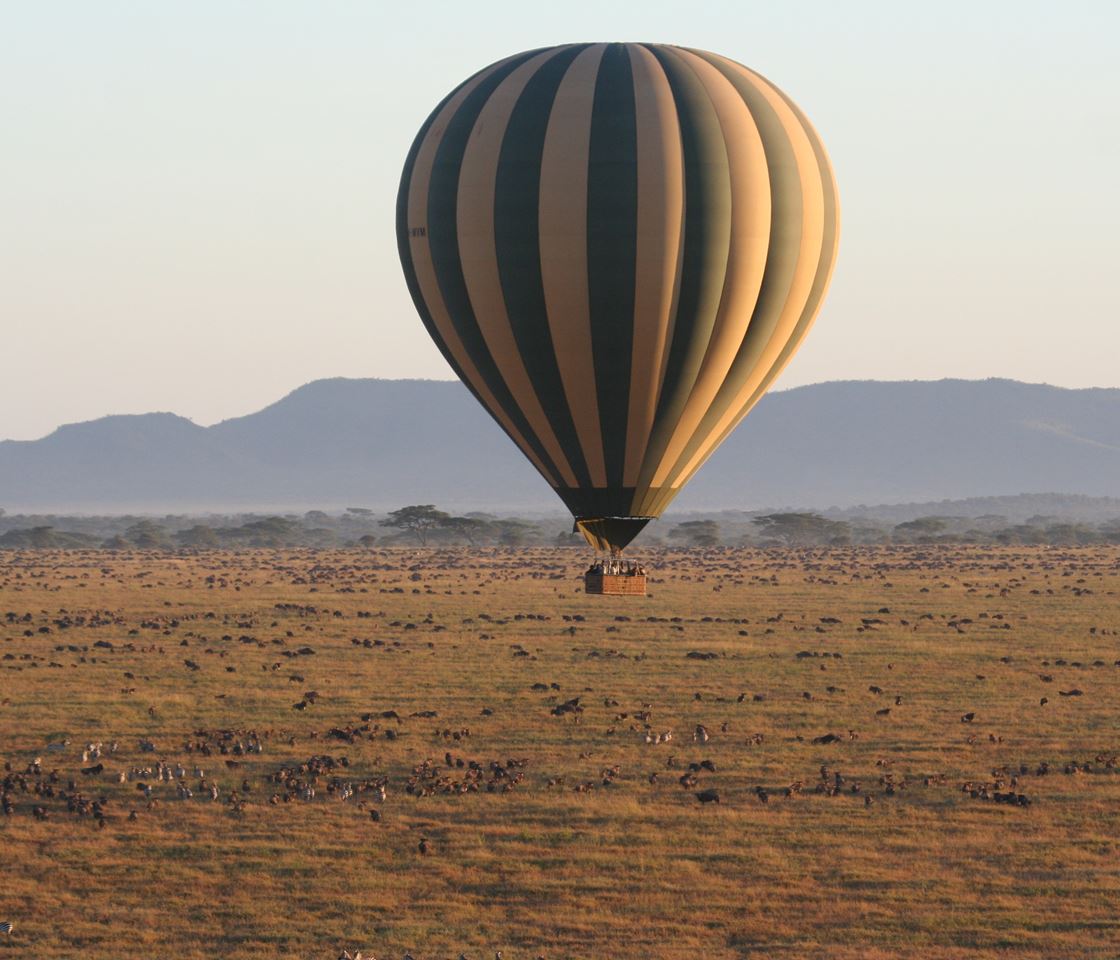 hot air balloon safari